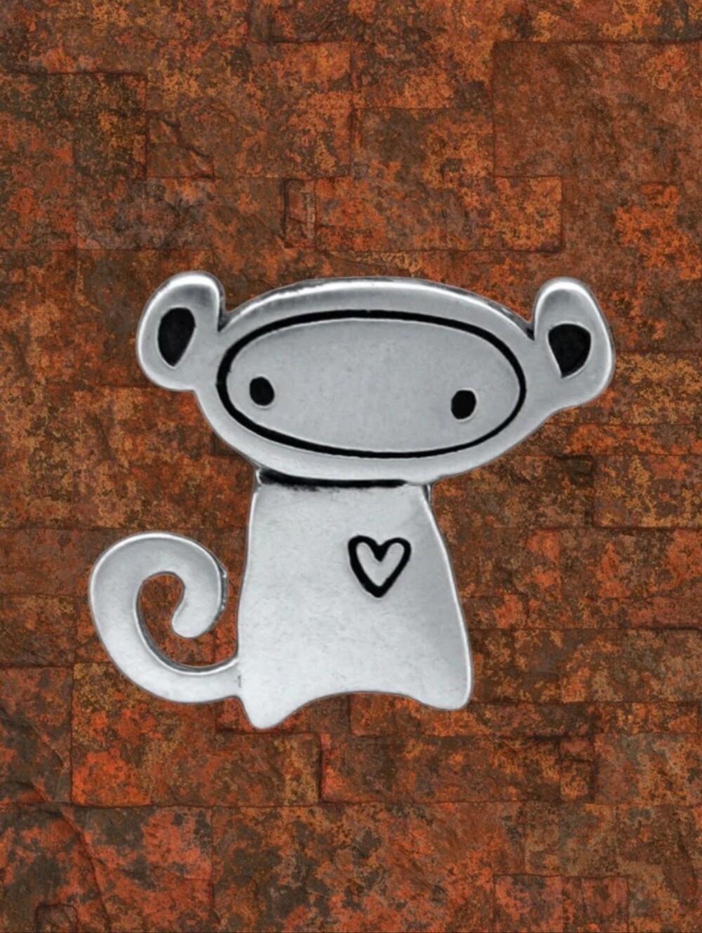 Sterling Silver 925 Little Monkey Charm